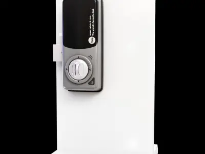 Large Digital Door Lock Low-poly 3D model YDR343 Yale Low-poly 3D model