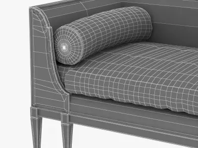 DF companies malsom sofa 3D model