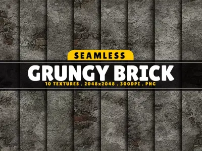 Texture Pack Seamless Grungy Brick Vol 02 Texture