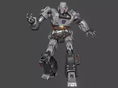 Megatron  Low-poly 3D model