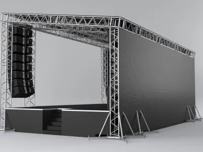 Concert Stage 06 3D model