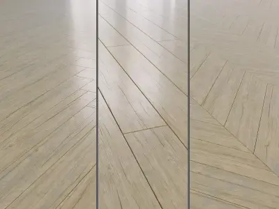 Parquet board natural wood 3D model