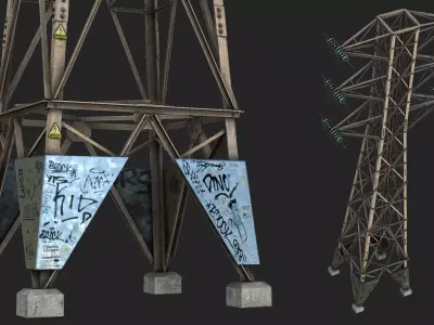 Power Line 3D model