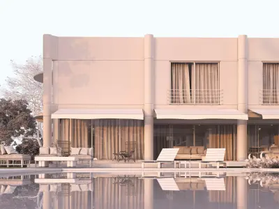 Modern Villa 3D  3D model