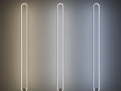 Nordic Minimalist LED Floor Lamp 3D model