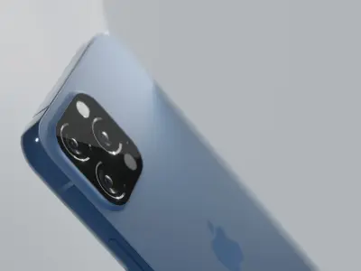 Realistic Iphone Lighing For Visualization and Rendering 3D model
