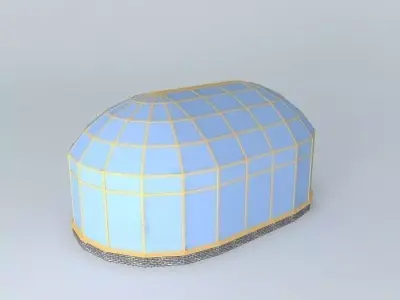 Winter garden 4 Free 3D model