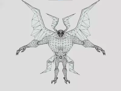 Big Chill - Omnitrix DNA sample Necrofriggian - Ben 10 Omniverse Low-poly 3D model