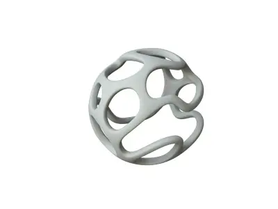 SciFi Cube Object No 25288 Low Poly Shape Texture