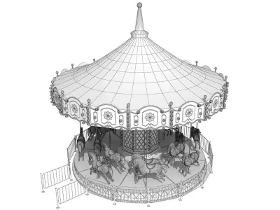 Carousel Ride  3D model