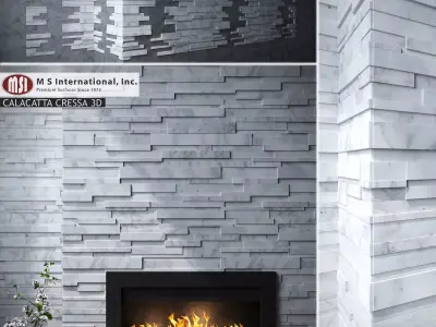 MSI Stacked Stone Set 01 3D model