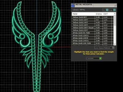 Wing Angel Pendant 3D print model