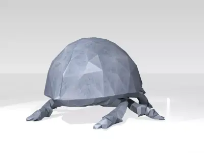 Ladybird Low Poligonal 3D model