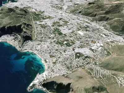 Cityscape  Palermo Italy  3D model