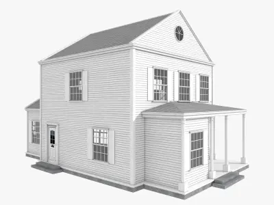  Five House Collection 3D model