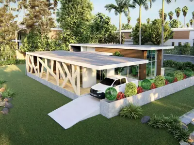 3D HOUSE INTERIOR AND EXTERIOR DESIGN 3D model