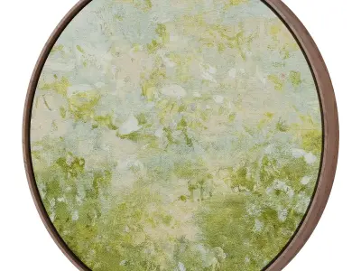 Abstract Painting Frame set 3D model 791