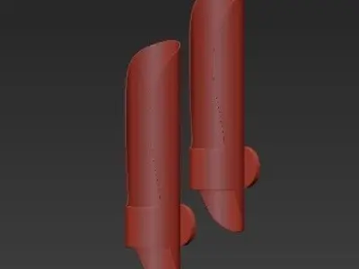PVC luminaire wall lamp 3D model