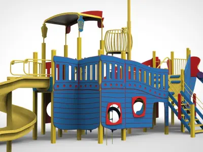 Playground for kids 3D model