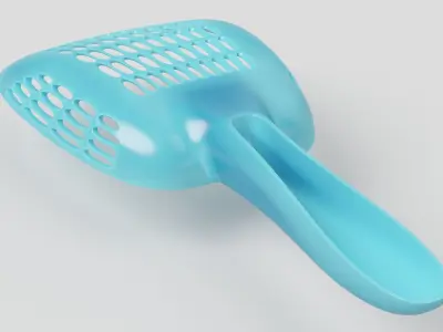 cat litter shovels 3D model