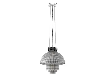 Transmission Sculpture Chandelier 3D model