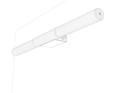 Mirror light wall lamp Free 3D model