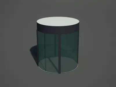 Round Doorway Low-poly 3D model