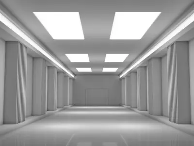Sci Fi Corridor 3D model