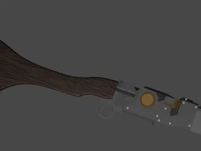 Mandos Amban Disruptor Blaster 3D model