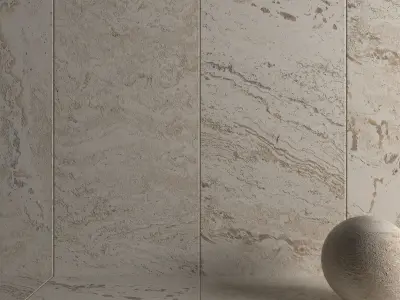 Stone Wall Tiles Antico Ivory 120x270 Set 1 Texture