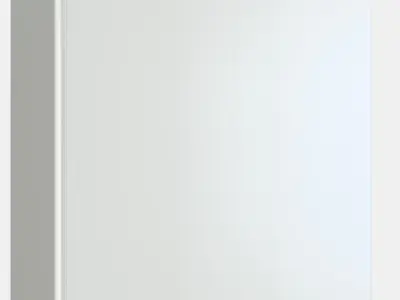 IDASEN Cabinet with sliding glass doors 3D model