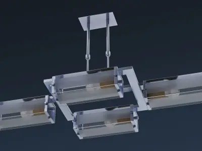 Chandelier Altalusse IL INL-9189P-04 Chrome 3D model