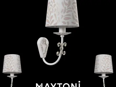 Sconce Emilia ARM737-WL-01-W Maytoni Modern Free 3D model