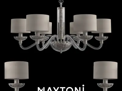 Chandelier Maryland ARM526PL-06GR Maytoni Classic Free 3D model