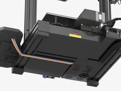  Creality Ender-3 V2 Desktop 3D Printer Black 