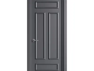 Modern entrance door 88 3D model