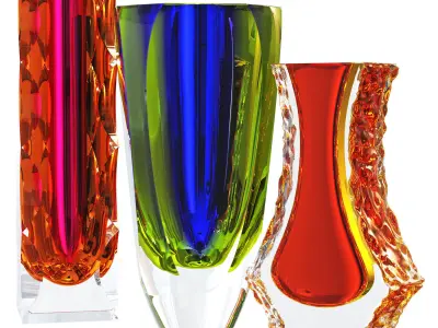 Vases Mandruzzato Murano 3D model