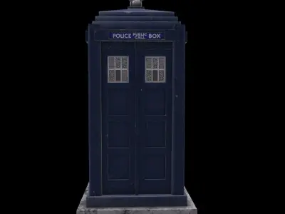 Police Box 3D model