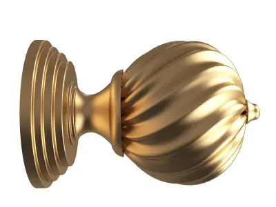 Door Knob 01 Low-poly 3D model