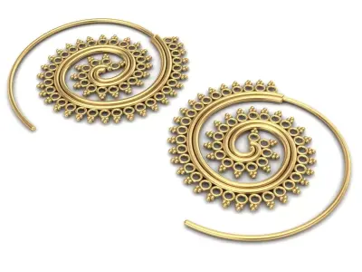 Earring 006 3D print model