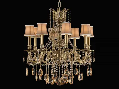 MD 6655-8 Osgona Chandelier 3D model