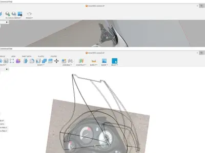  f650 fanduro strada  screen  3D print model