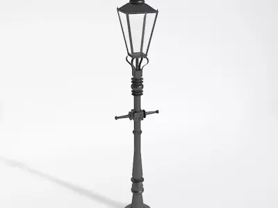 Street Lamp Low-poly 3D model