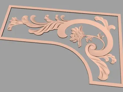 3D carved model furniture 3D design used for artcam aspire E798 3D model