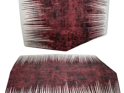 Peigne Carpet Low-poly 3D model