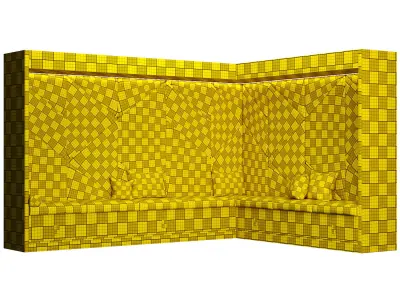 Restaurant and Office Lobi Seating 15 3D model