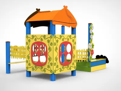 Playground for kids 3D model shop