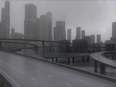 Freeway03 City 3D model
