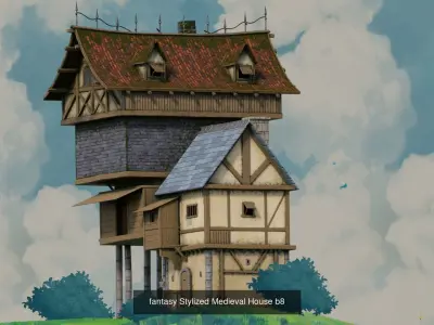 fantasy Stylized Medieval Houses FPack