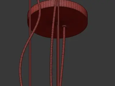Krassky balls hanging from string 3D model